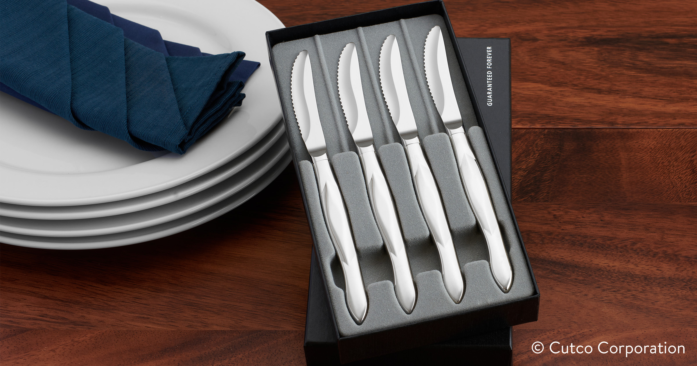 4Pc. Stainless Table Knife Set GiftBoxed Sets by Cutco