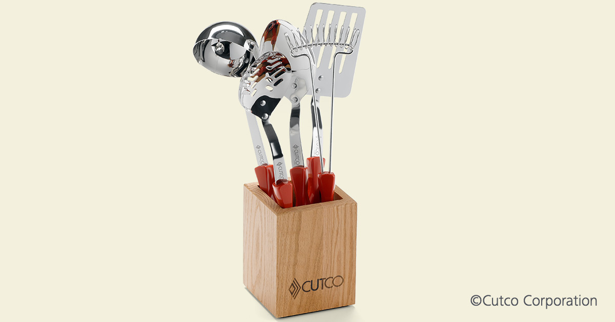 kitchen tool set with holder