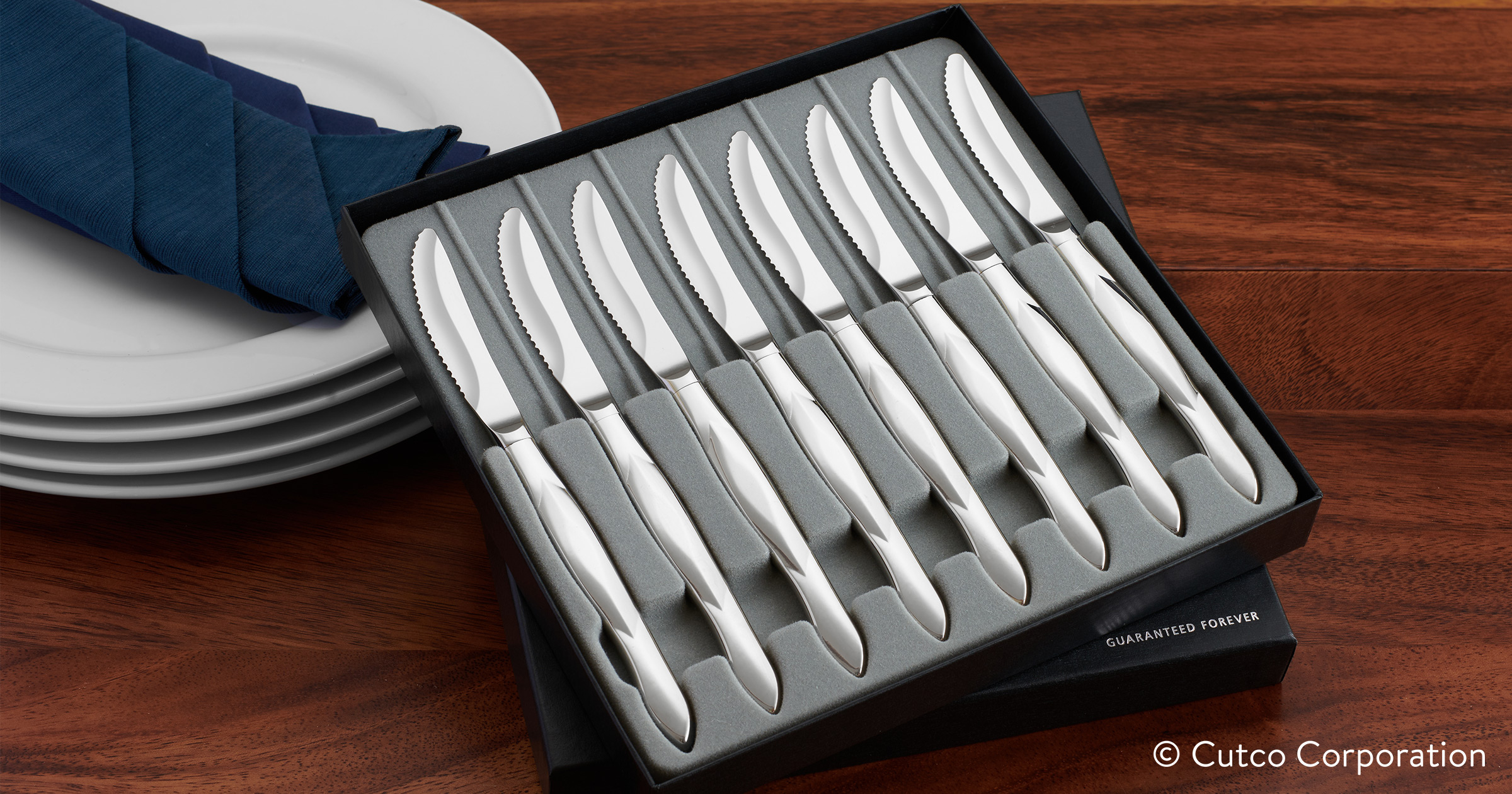 8Pc. Stainless Table Knife Set GiftBoxed Sets by Cutco