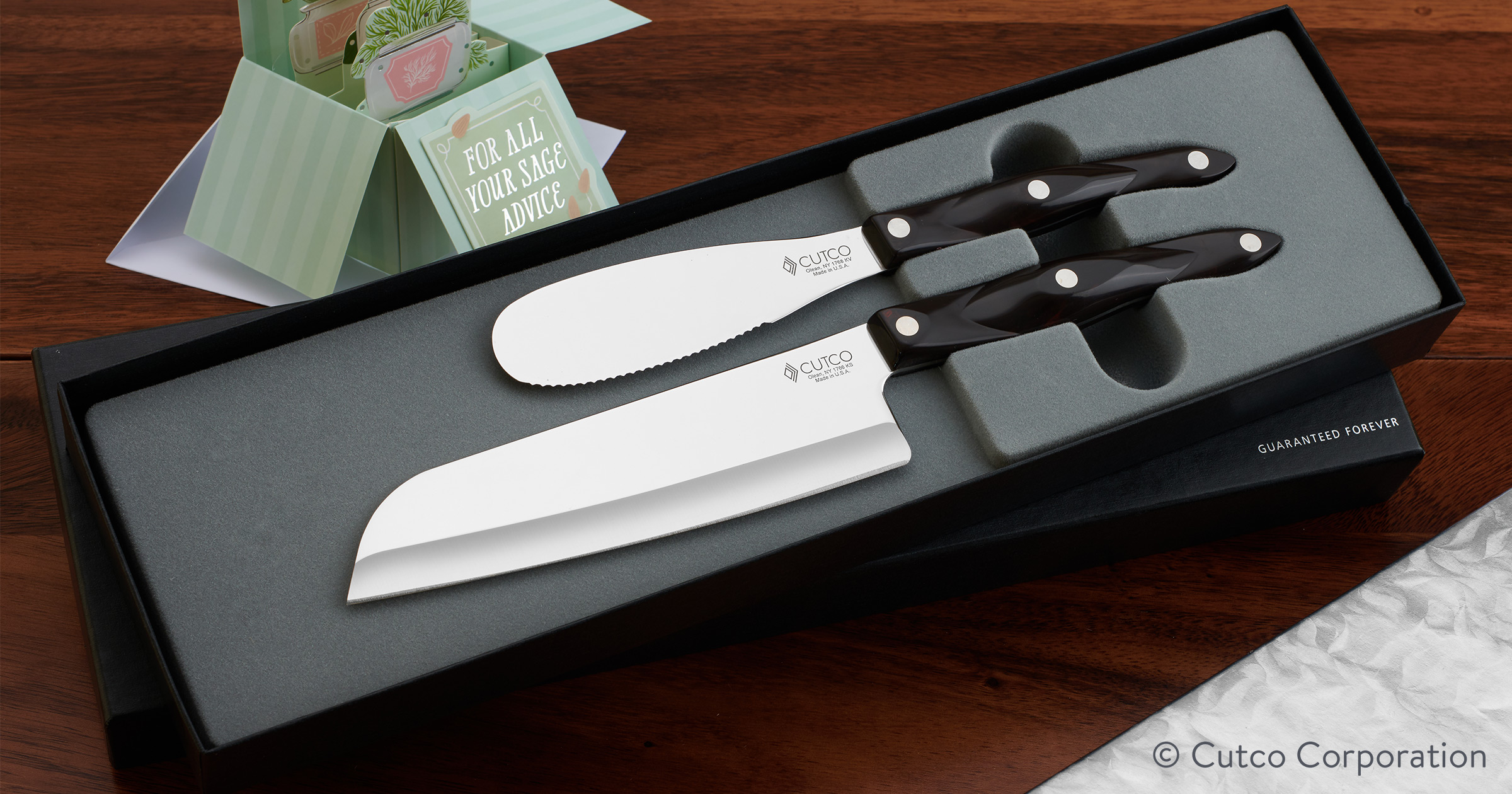 Culinary Companions 2 PIeces GiftBoxed Knife Sets by Cutco