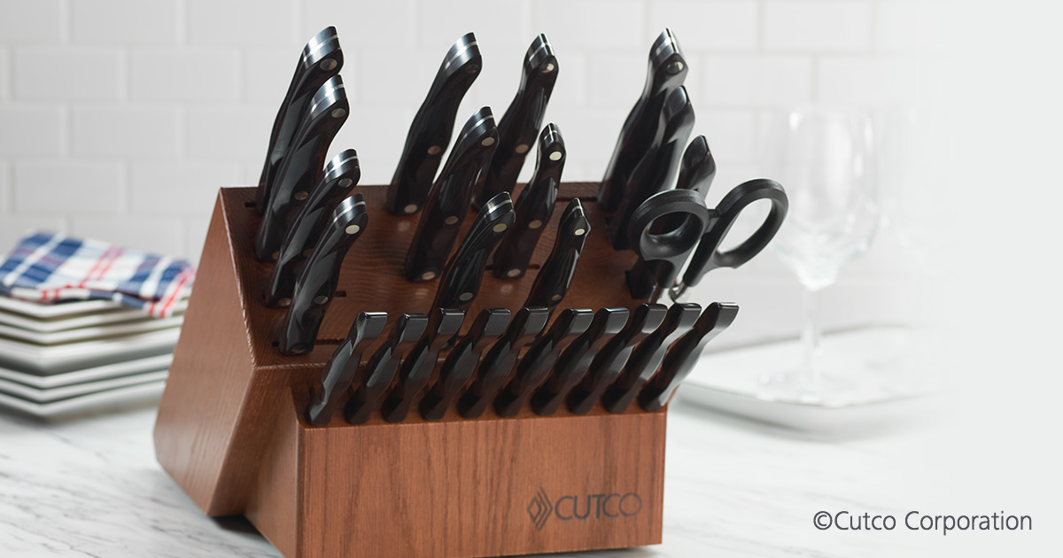 SantokuStyle Signature Set with Block 29 Pieces Knife Block Sets