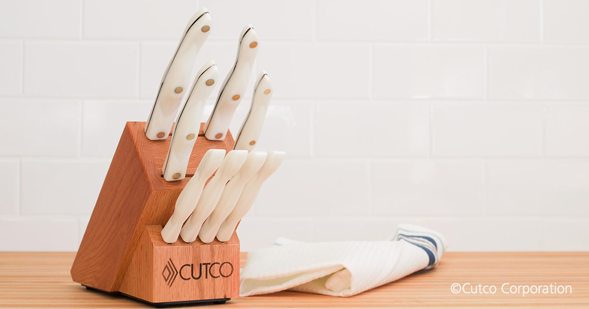 Studio + 4 Set with Block 10 Pieces Knife Block Sets by Cutco